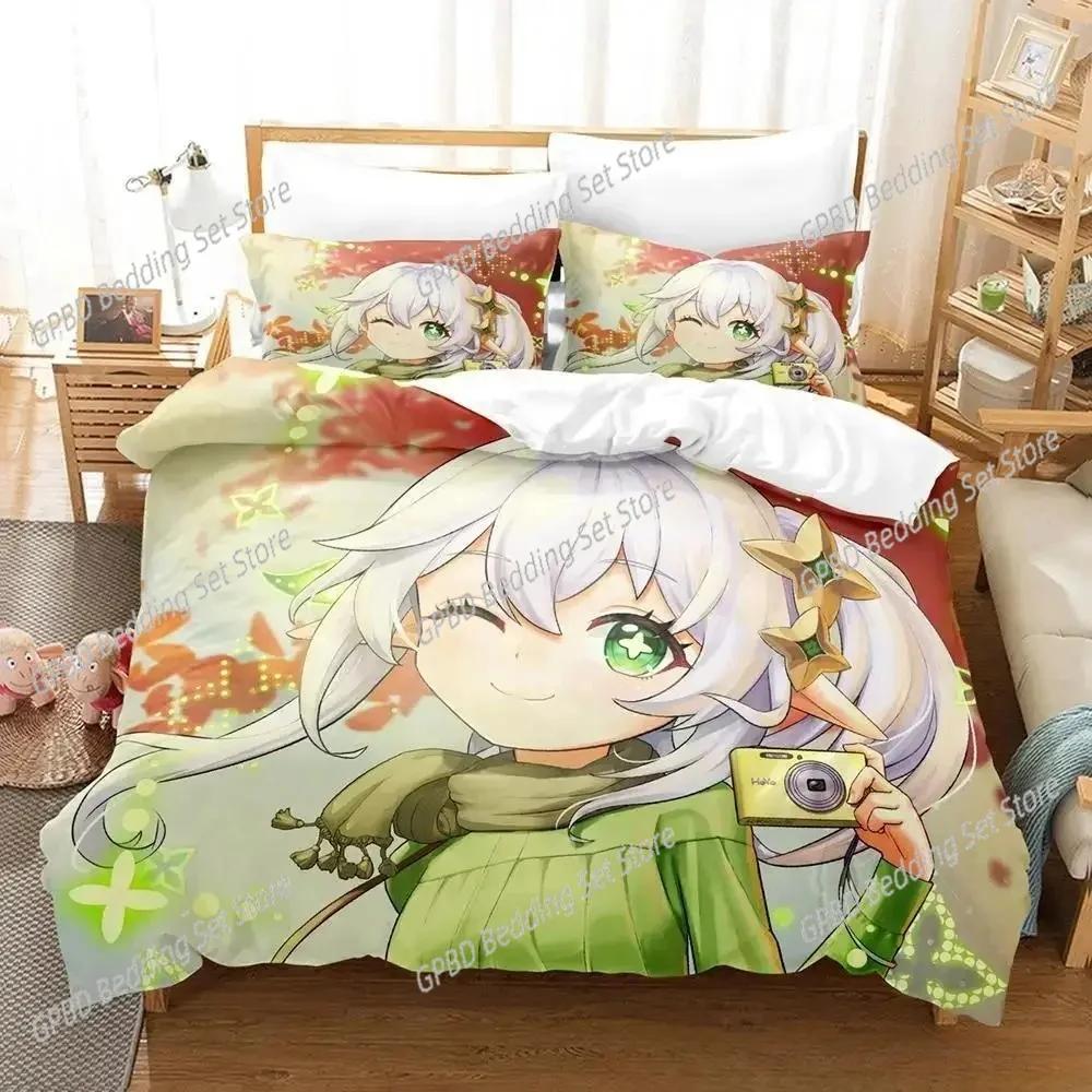 Comforter Kawaii Girls Game Nahida Genshin Impact Bedding Set Bedroom Soft Modern S Comefortable Quilt Comforter (quilt)-EU Single(135*200cm)3pcs
Comforter Kawaii Girls Game Nahida Genshin Impact Bedding Set Bedroom Soft Modern S Comefortable Quilt Comforter (quilt)-EU Single(135*200cm)3pcs