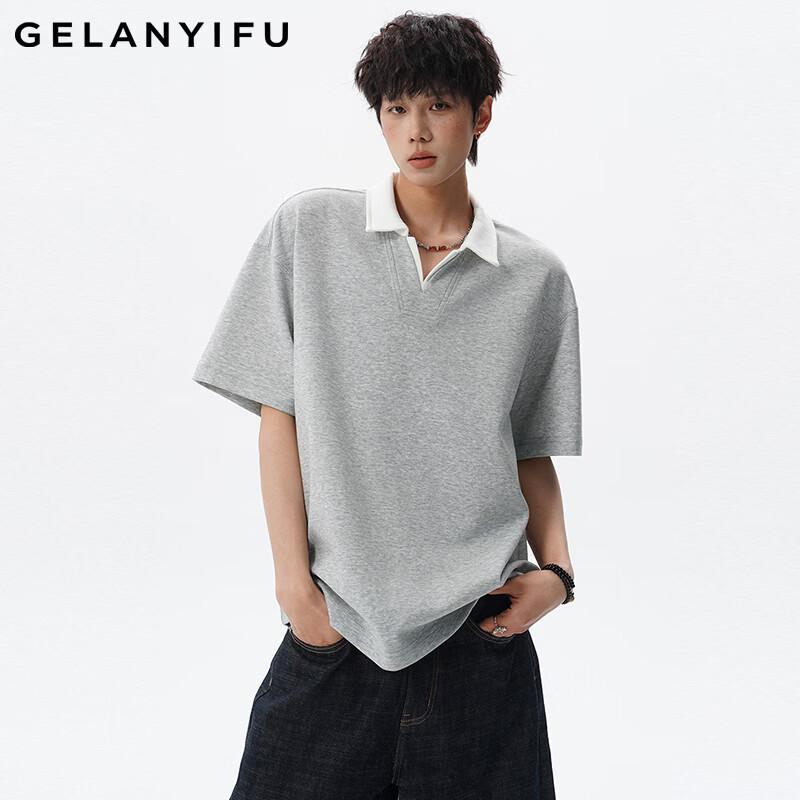 Men s American Style Faux Two-Piece V-Neck Polo T-Shirt XL
Men s American Style Faux Two-Piece V-Neck Polo T-Shirt XL