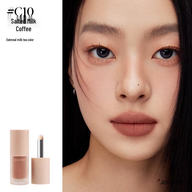 Joocyee Multi-Use Cream: Blush, Velvet Lipstick, and Nude Lip Stain for Fall/Winter.
Joocyee Multi-Use Cream: Blush, Velvet Lipstick, and Nude Lip Stain for Fall/Winter.