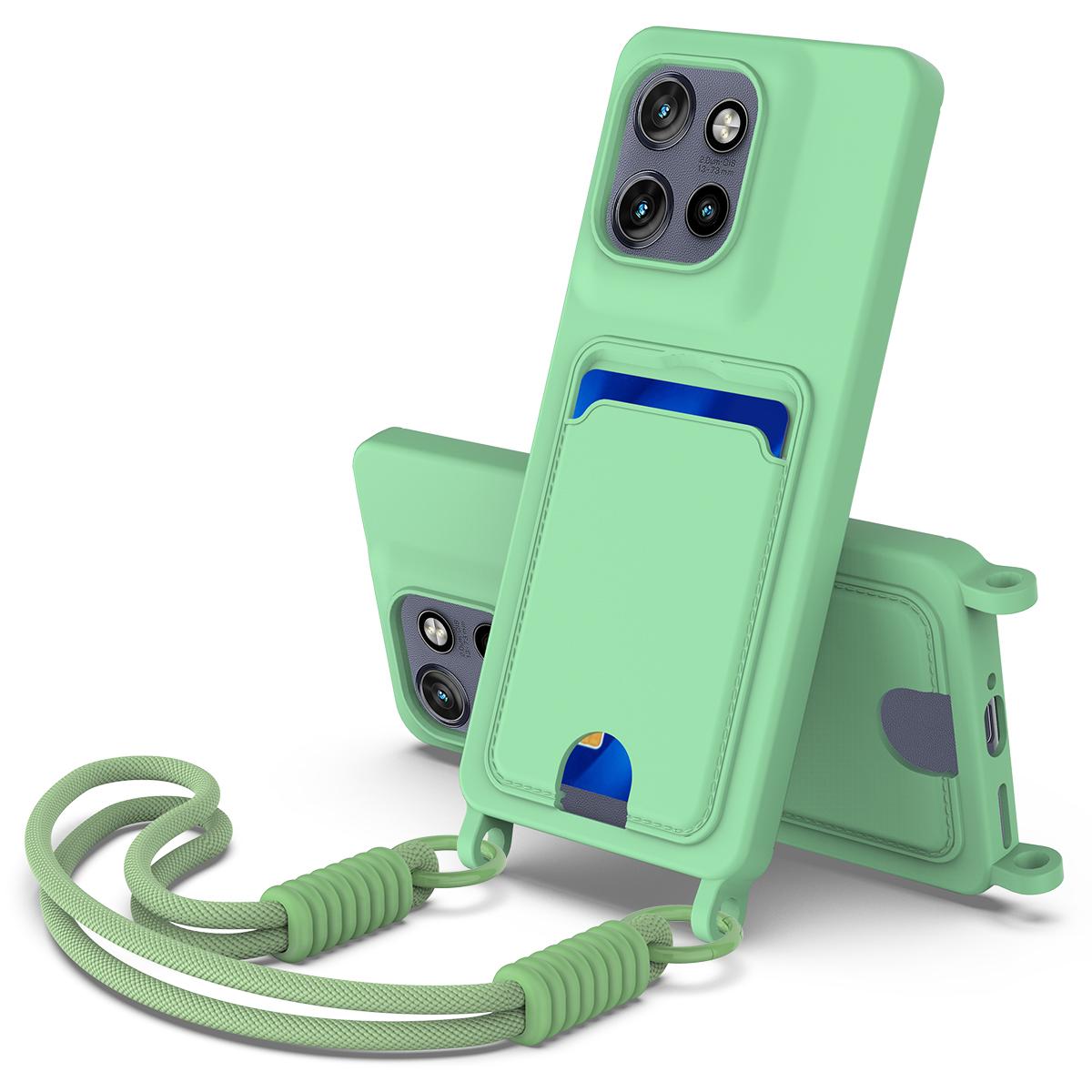 For Motorola Moto S50 5G/Motorola ThinkPhone 25 5G/Motorola Edge 50 Neo 5G Liquid Silicone Case Phone Back Cover with Card Holder and Short Strap Green
For Motorola Moto S50 5G/Motorola ThinkPhone 25 5G/Motorola Edge 50 Neo 5G Liquid Silicone Case Phone Back Cover with Card Holder and Short Strap Green