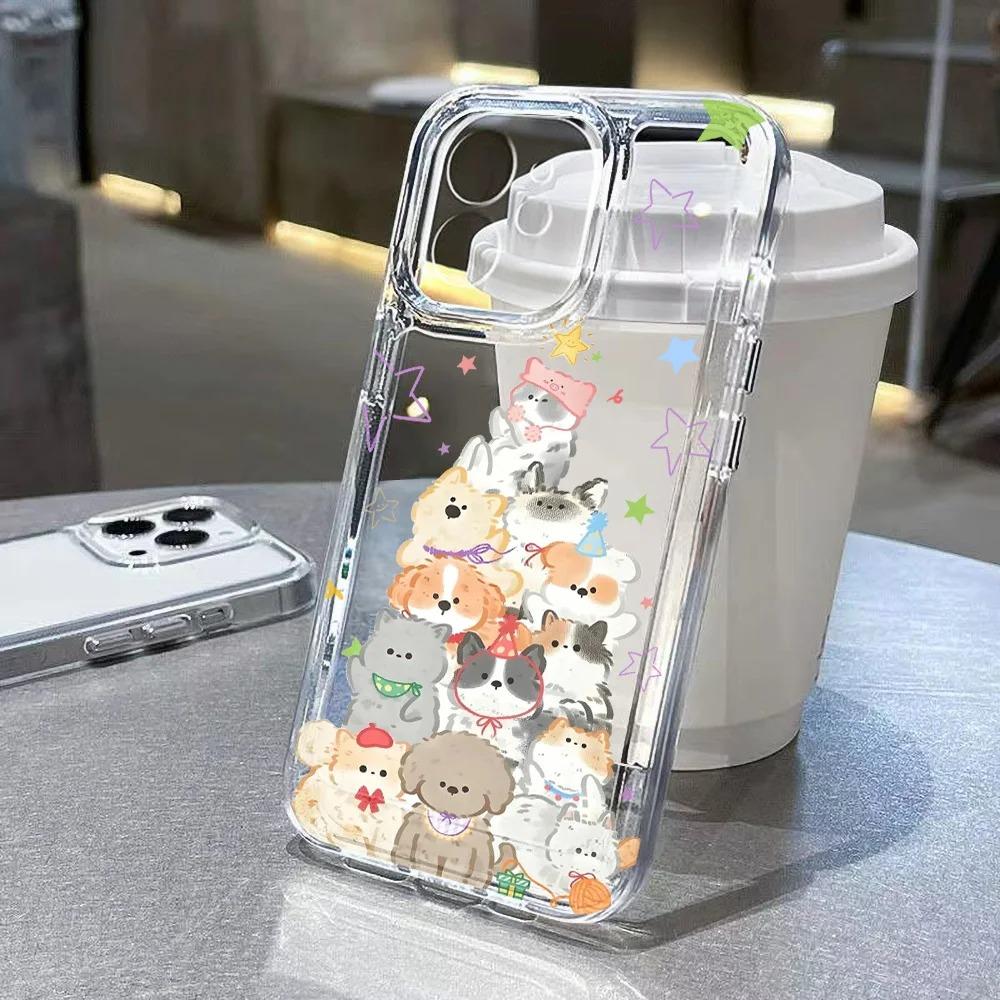 Cute Cartoon Dog Cat Stack Print Phone Case for iPhone 17 16 15 14 13 12 11 16E Series Pro Max Plus Double Layer Protection iphone 11 ProMax
Cute Cartoon Dog Cat Stack Print Phone Case for iPhone 17 16 15 14 13 12 11 16E Series Pro Max Plus Double Layer Protection iphone 11 ProMax