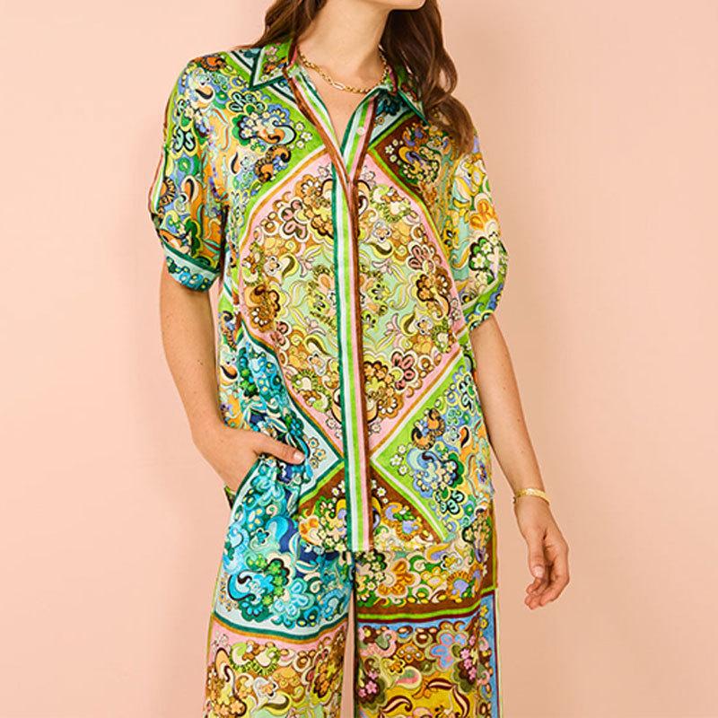 Women s suit 2025 new temperament fashion printing holiday style fashion women s spring suit women S
Women s suit 2025 new temperament fashion printing holiday style fashion women s spring suit women S