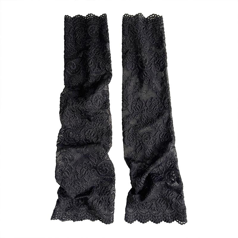Women’s Summer Lace Arm Sleeves UV Protection, Ice Silk Cooling Sleeves, Thin Breathable Sun Sleeves for Driving Cycling Outdoor чорний
Women’s Summer Lace Arm Sleeves UV Protection, Ice Silk Cooling Sleeves, Thin Breathable Sun Sleeves for Driving Cycling Outdoor чорний