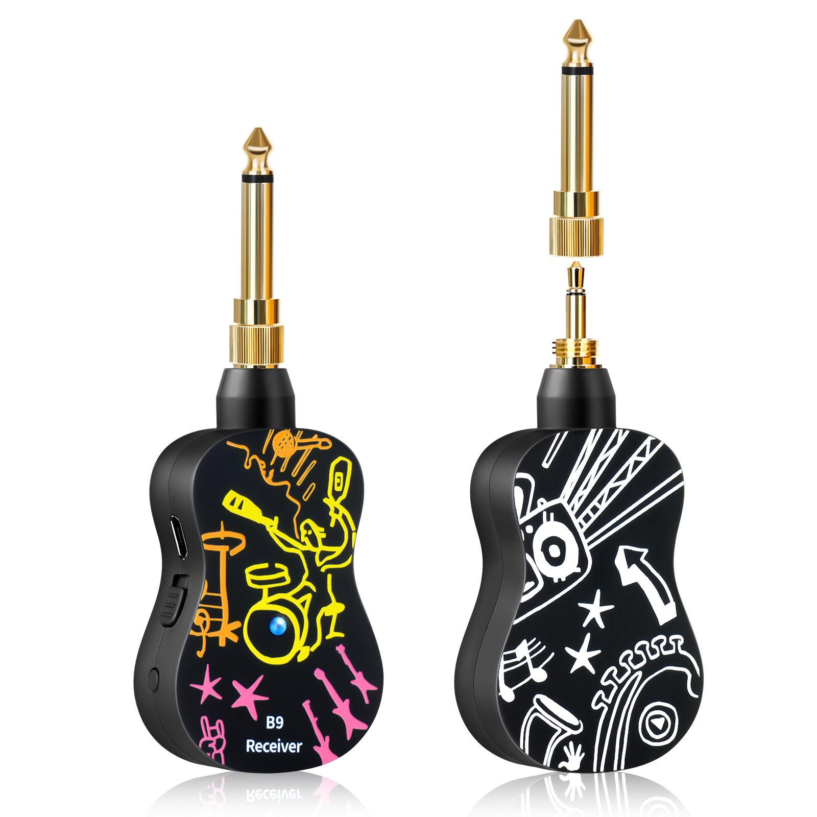 Guitar Bass Wireless Transmitter Receiver 4Hs Runtime Wireless Guitar Systems Rechargeable Digital Guitar Bass Systems 1
Guitar Bass Wireless Transmitter Receiver 4Hs Runtime Wireless Guitar Systems Rechargeable Digital Guitar Bass Systems 1