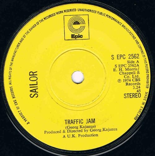7inch Record SAILOR Traffic Jam SEPC2562 Epic 1974 UK Pop Used
7inch Record SAILOR Traffic Jam SEPC2562 Epic 1974 UK Pop Used