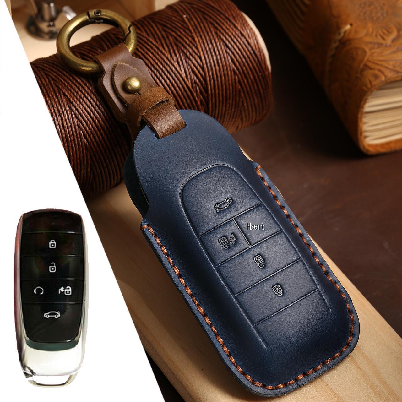 Premium Genuine Leather Key Case for GAC AION S/V/Y/LX630 & IA5 Car Models синий
Premium Genuine Leather Key Case for GAC AION S/V/Y/LX630 & IA5 Car Models синий