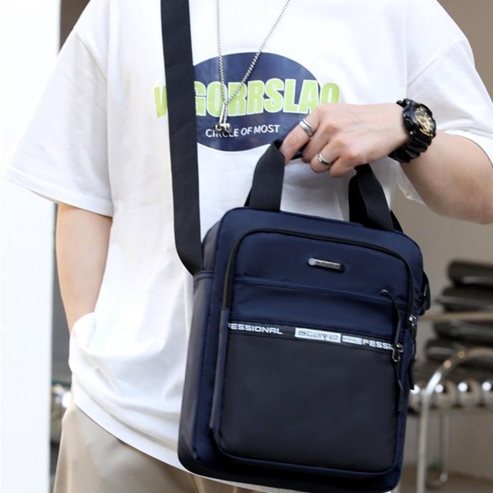 Oxford Business Shoulder Bag Multi-function Oxford Cloth Briefcase Men Crossbody Bag Men/Women чорний
Oxford Business Shoulder Bag Multi-function Oxford Cloth Briefcase Men Crossbody Bag Men/Women чорний