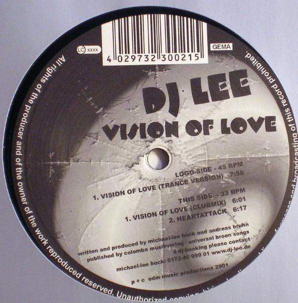 12-дюймовая пластинка DJ LEE - Vision Of Love EFXTRAX002 EFX Trax 2001 Германия Танцевальная и Электронная Музыка Б/У
12-дюймовая пластинка DJ LEE - Vision Of Love EFXTRAX002 EFX Trax 2001 Германия Танцевальная и Электронная Музыка Б/У