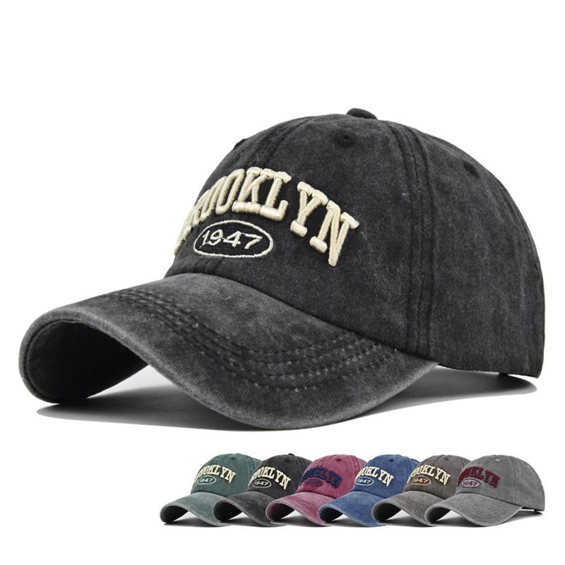 Unisex Washed Cotton Vintage Caps Letter Embroidery Baseball Cap Men And Women Summer Outdoor Soft Top Sports Snapback Bone Hats
Unisex Washed Cotton Vintage Caps Letter Embroidery Baseball Cap Men And Women Summer Outdoor Soft Top Sports Snapback Bone Hats