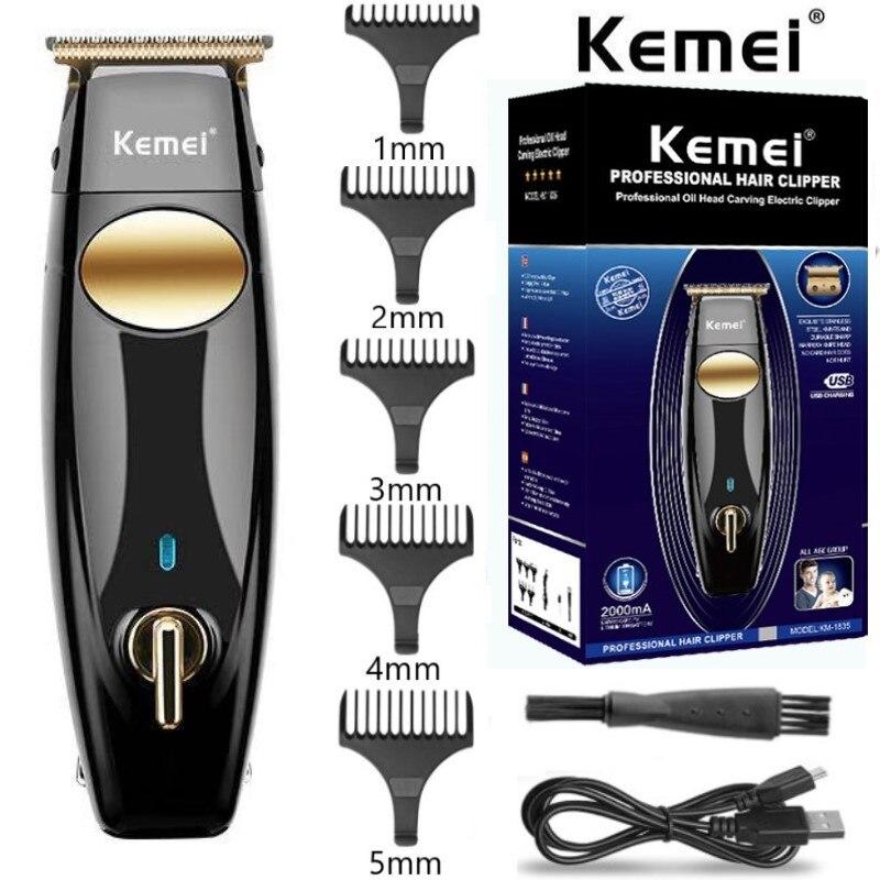 Kemei KM-1835 оригинальная беспроводная машинка для стрижки волос, мужская профессиональная электрическая перезаряжаемая машинка для стрижки волос для ухода за бородой
Kemei KM-1835 оригинальная беспроводная машинка для стрижки волос, мужская профессиональная электрическая перезаряжаемая машинка для стрижки волос для ухода за бородой