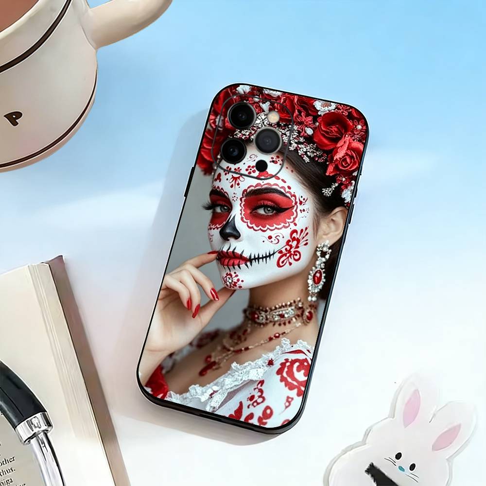 Day of the Dead Skull Phone Case For iPhone 17,16,15,14,13,12,11 Plus,Pro Max,XS,Soft Silicone Black Cover iPhone15promax
Day of the Dead Skull Phone Case For iPhone 17,16,15,14,13,12,11 Plus,Pro Max,XS,Soft Silicone Black Cover iPhone15promax