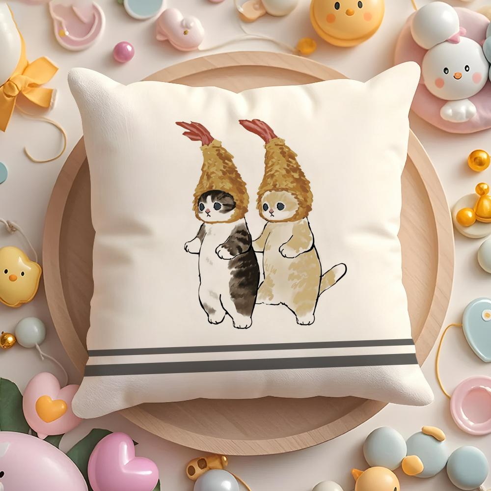 Cute Cat Cartoon Animal Cushion Cover Short Plush DoubleSided Printing Home Machine Washable in Warm Winter Pillow Cover 40x40cm 16x16in
Cute Cat Cartoon Animal Cushion Cover Short Plush DoubleSided Printing Home Machine Washable in Warm Winter Pillow Cover 40x40cm 16x16in