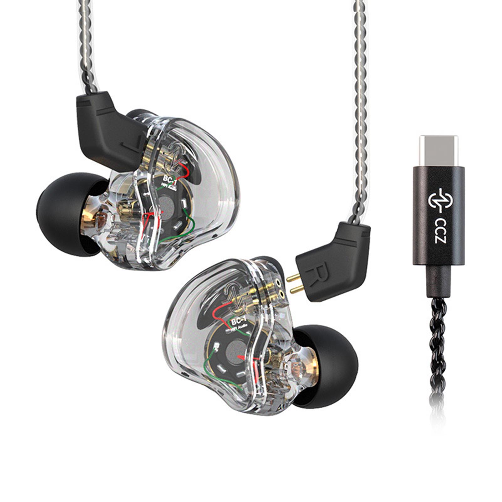 Навушники-вкладиші CCZ Melody In-Ear Monitor, динамічні навушники з шумопоглинанням та 10-мм динаміком A прозорий/чорний
Навушники-вкладиші CCZ Melody In-Ear Monitor, динамічні навушники з шумопоглинанням та 10-мм динаміком A прозорий/чорний
