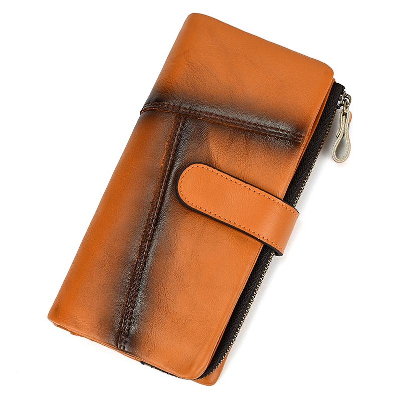 Newsbirds Vintage Fashion Wax oil skin Long Purse Genuine Leather Notecase For Ladies Girls 2 Folds Long Wallet RIFD Men Wallet жёлтый
Newsbirds Vintage Fashion Wax oil skin Long Purse Genuine Leather Notecase For Ladies Girls 2 Folds Long Wallet RIFD Men Wallet жёлтый