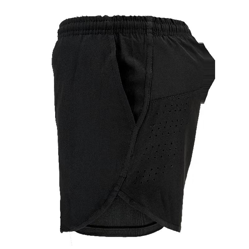 Mens Casual Solid Color Elastic Waist Quick Dry Running Shorts With Liner And Perforated Design S чёрный
Mens Casual Solid Color Elastic Waist Quick Dry Running Shorts With Liner And Perforated Design S чёрный
