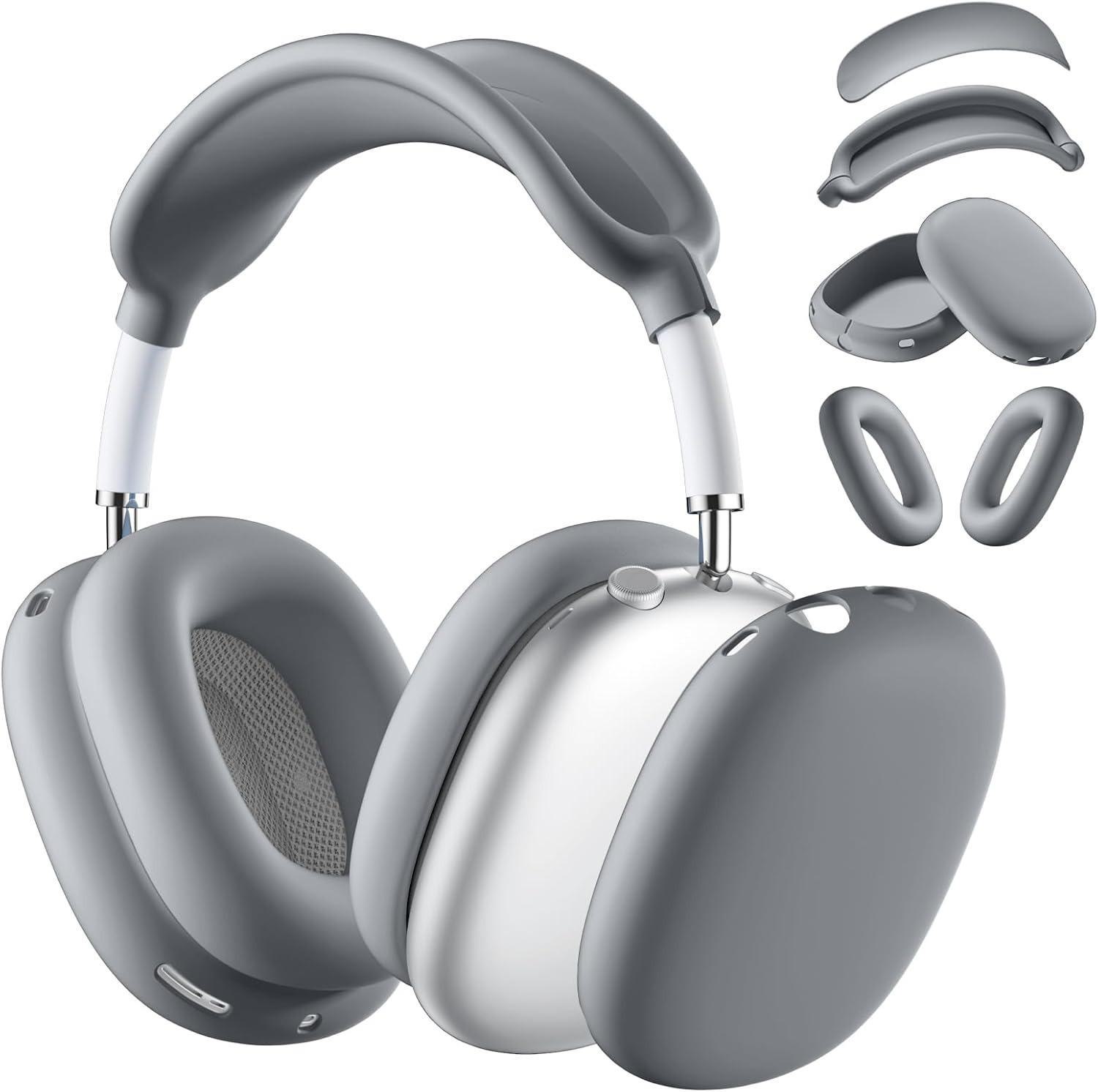 Силіконовий захисний чохол для AirPods Max: Корпус навушників Bluetooth з кріпленням на голову four-piece set сірий колір
Силіконовий захисний чохол для AirPods Max: Корпус навушників Bluetooth з кріпленням на голову four-piece set сірий колір