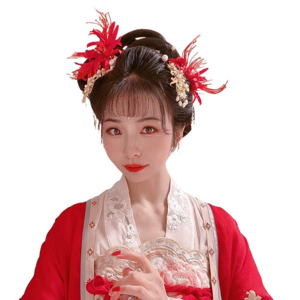 Artificial Flower Hairpin Chinese Style Hanfu Hair Clip Lycorisradiata Hair Stick Photograph
Artificial Flower Hairpin Chinese Style Hanfu Hair Clip Lycorisradiata Hair Stick Photograph