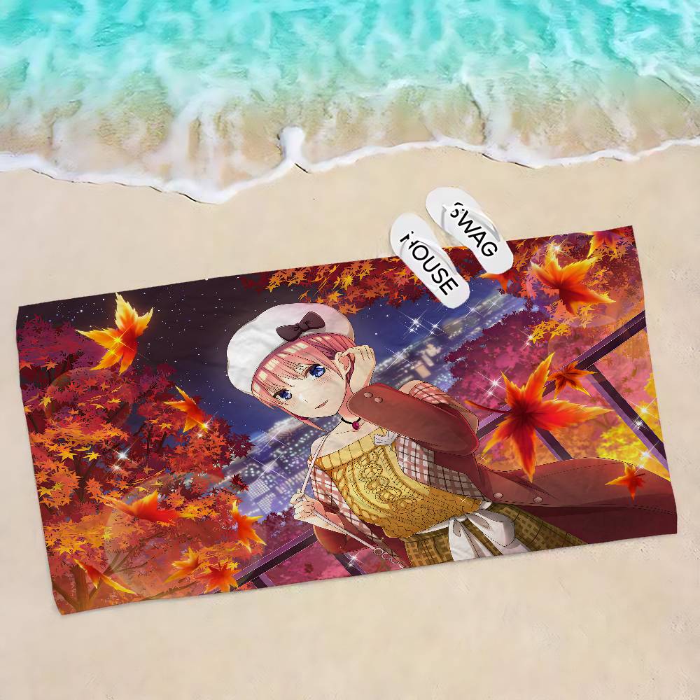 Anime The Q-Quintessential Q-Quintuplets Microfiber Printed Beach Towel Mountain Climbing Swimming Running Absorbent Soft Towel W40*H60(CM)
Anime The Q-Quintessential Q-Quintuplets Microfiber Printed Beach Towel Mountain Climbing Swimming Running Absorbent Soft Towel W40*H60(CM)