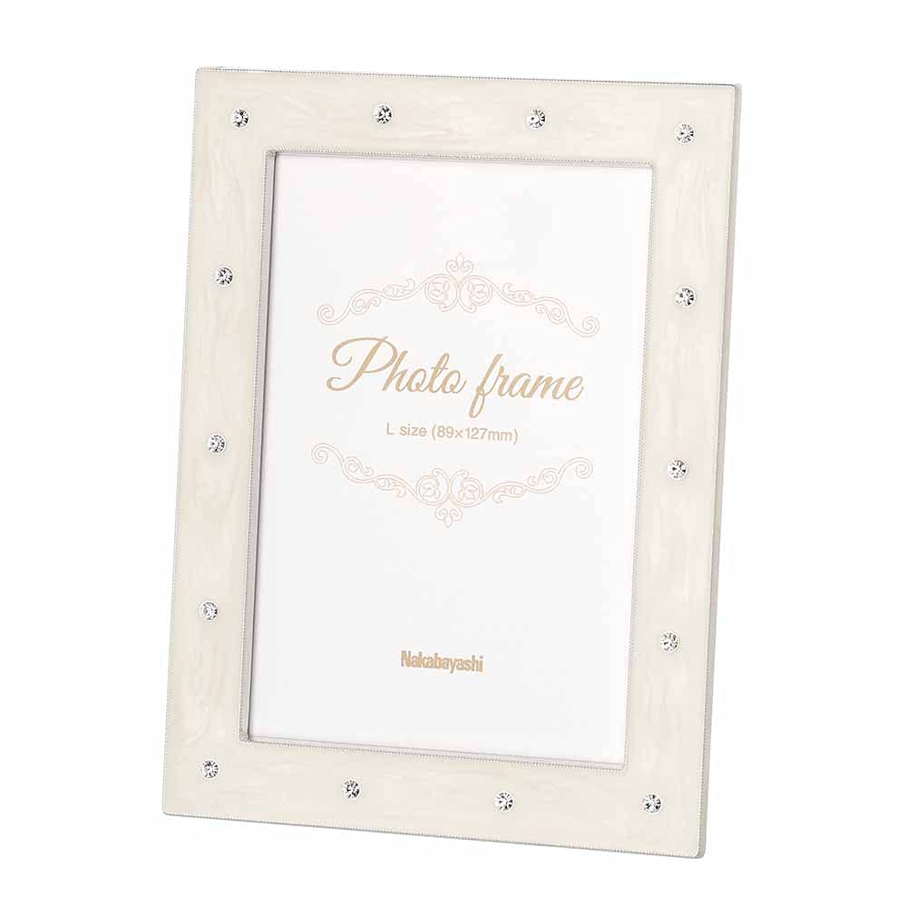 Nakabayashi Photo Frame (Alloy), Simple, Large Size, F-TA-108-L-W, White
Nakabayashi Photo Frame (Alloy), Simple, Large Size, F-TA-108-L-W, White