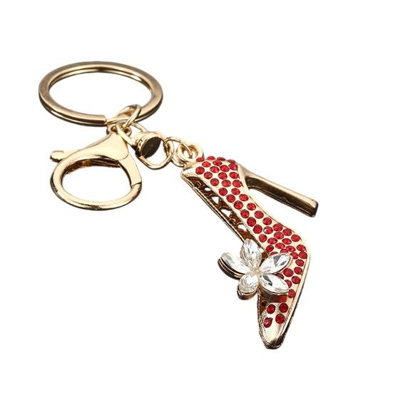 Keychain Pendant Sparkling Rhinestones High Heels Charm Key Chain with Lobster Clasp Electroplated Key Holder Bag Accessory червоний
Keychain Pendant Sparkling Rhinestones High Heels Charm Key Chain with Lobster Clasp Electroplated Key Holder Bag Accessory червоний