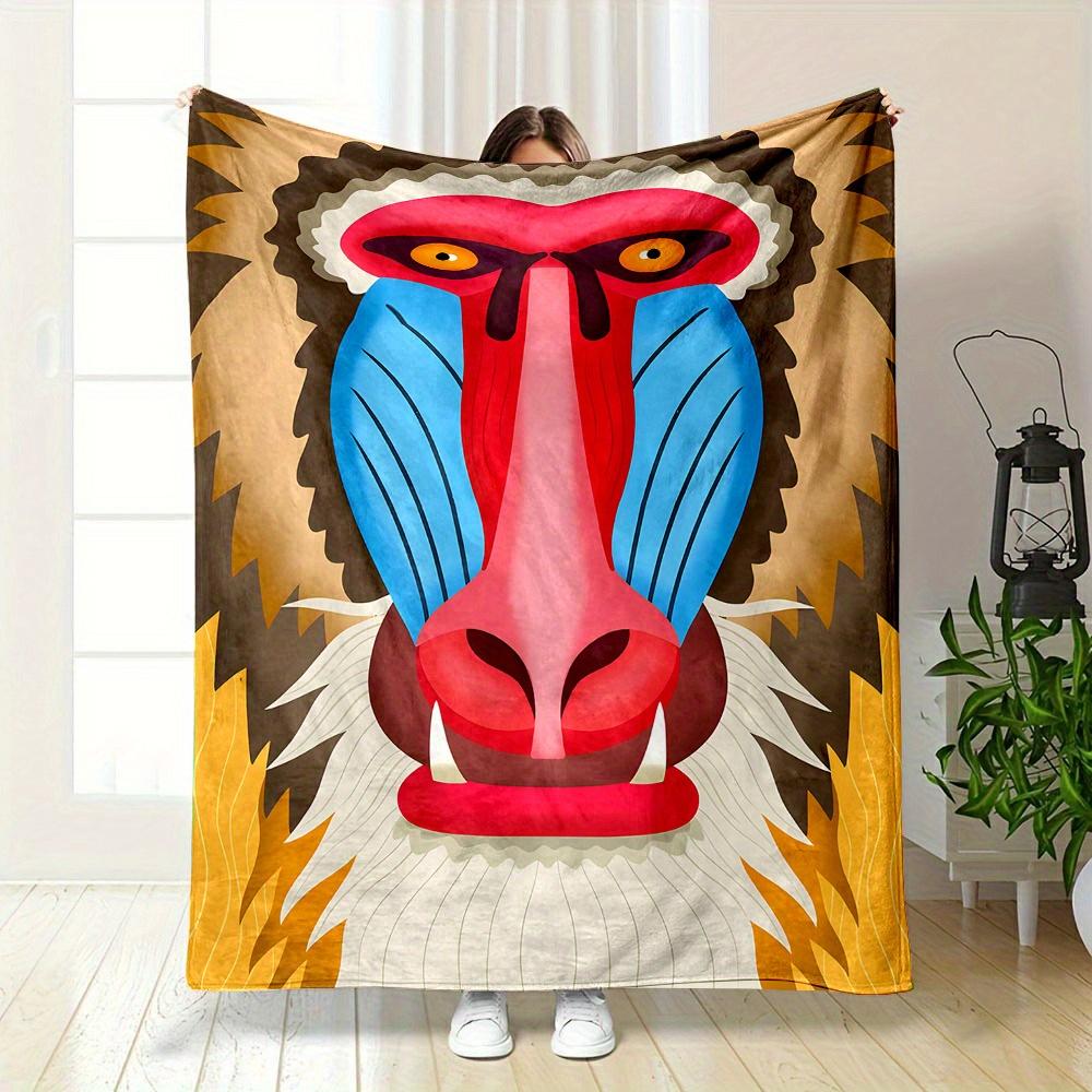 Forest cartoon baboon pattern Flannel printed blanket suitable for all seasons suitable for living room office sofa and travel 75x100cm (30x40inch)
Forest cartoon baboon pattern Flannel printed blanket suitable for all seasons suitable for living room office sofa and travel 75x100cm (30x40inch)