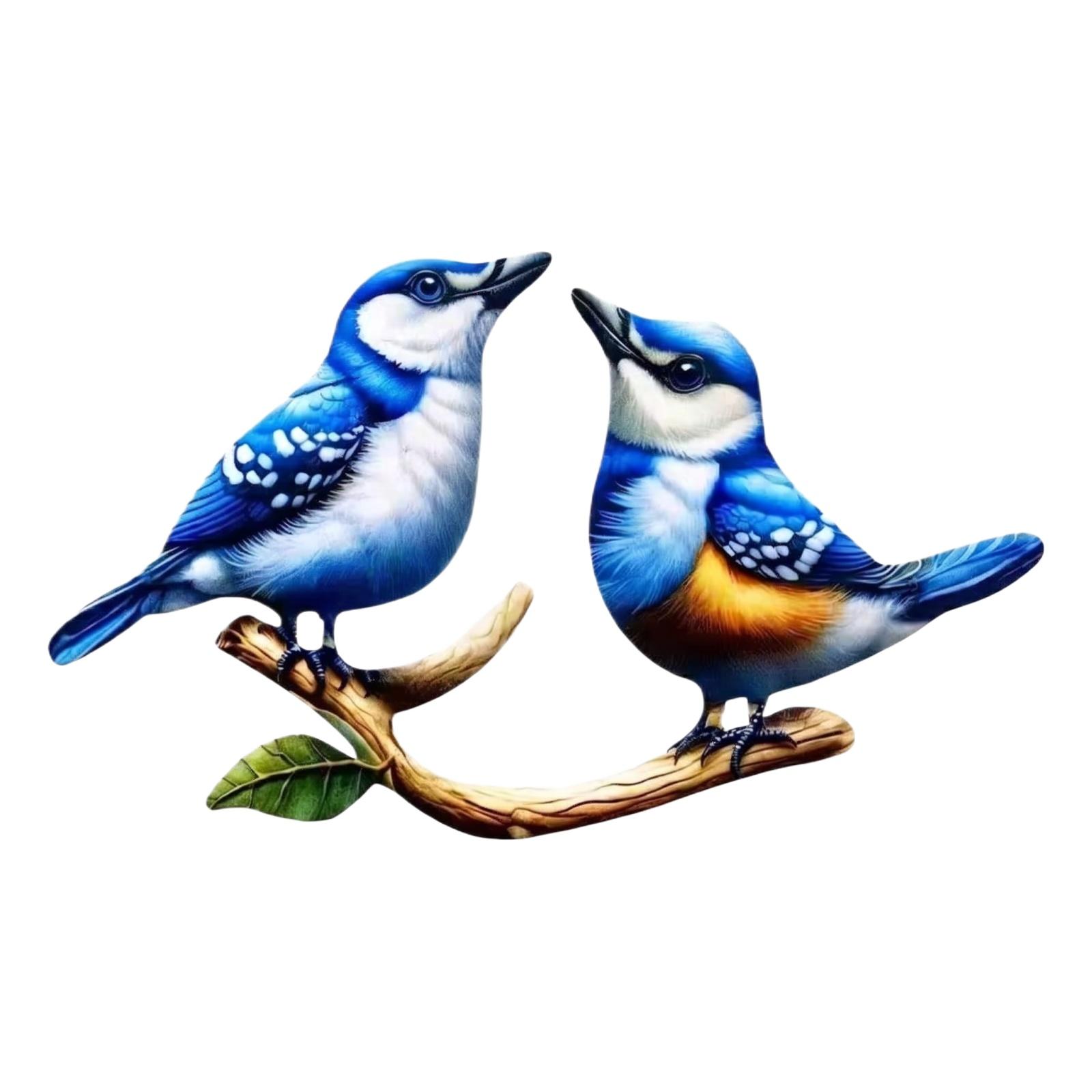 Bird Wall Printed Decor with Dual Bird Design Flat Surface Realistic Pattern for Outdoor Home One Size синий
Bird Wall Printed Decor with Dual Bird Design Flat Surface Realistic Pattern for Outdoor Home One Size синий