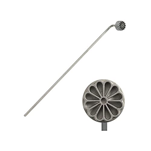 Tiger Crown 1594 Decoration Tool, Silver, 0.9 x 12.0 x 1.7 inches (22 x 305 x 43 mm), 18-8 Stainless Steel, Baked Stamp, Pattern, One Point
Tiger Crown 1594 Decoration Tool, Silver, 0.9 x 12.0 x 1.7 inches (22 x 305 x 43 mm), 18-8 Stainless Steel, Baked Stamp, Pattern, One Point
