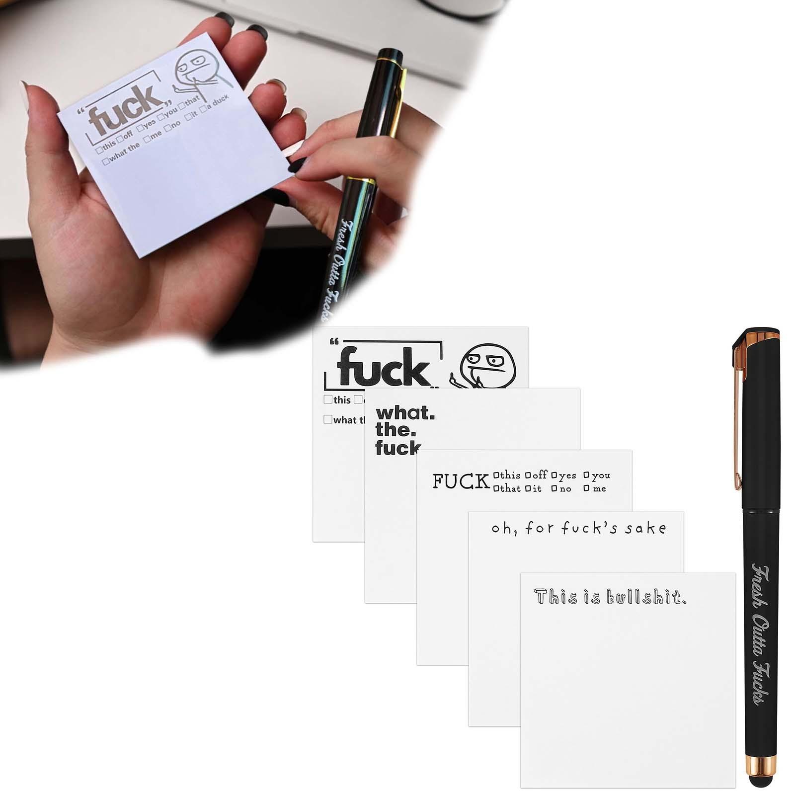 Funny Memo Funny Postit Offensive Message Sticker Pen Set Postit Set Stationery And Supplies Novelty Notes 5ml One Size красный
Funny Memo Funny Postit Offensive Message Sticker Pen Set Postit Set Stationery And Supplies Novelty Notes 5ml One Size красный