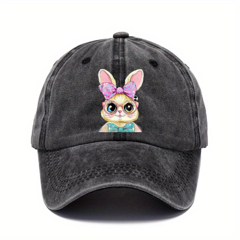 Cute Bunny Girls Baseball Cap Adjustable Polyester Graphic Printed Outdoor Sun Protection Hat One Size чорний
Cute Bunny Girls Baseball Cap Adjustable Polyester Graphic Printed Outdoor Sun Protection Hat One Size чорний