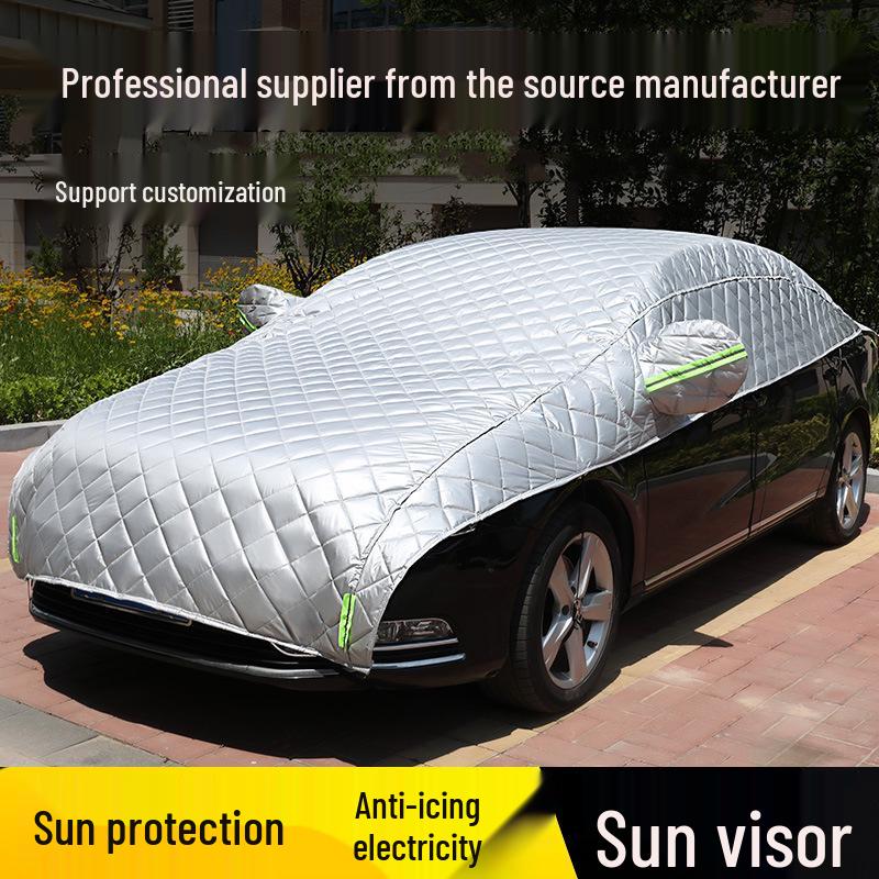 Thickened Cotton SUV Car Cover: Sun, Rain, Dust & Hail Protection with Heat Insulation Aluminum Film
Thickened Cotton SUV Car Cover: Sun, Rain, Dust & Hail Protection with Heat Insulation Aluminum Film