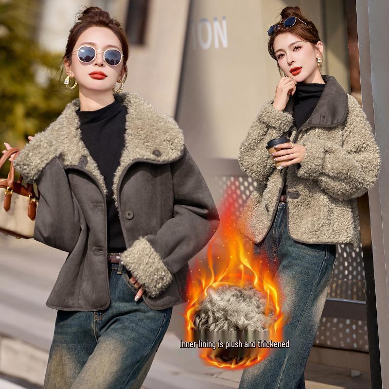 Reversible Women s Leather and Fur Coat with Turn-Down Collar for Autumn/Winter – YB3537 L (120-145 jin) коричневий
Reversible Women s Leather and Fur Coat with Turn-Down Collar for Autumn/Winter – YB3537 L (120-145 jin) коричневий