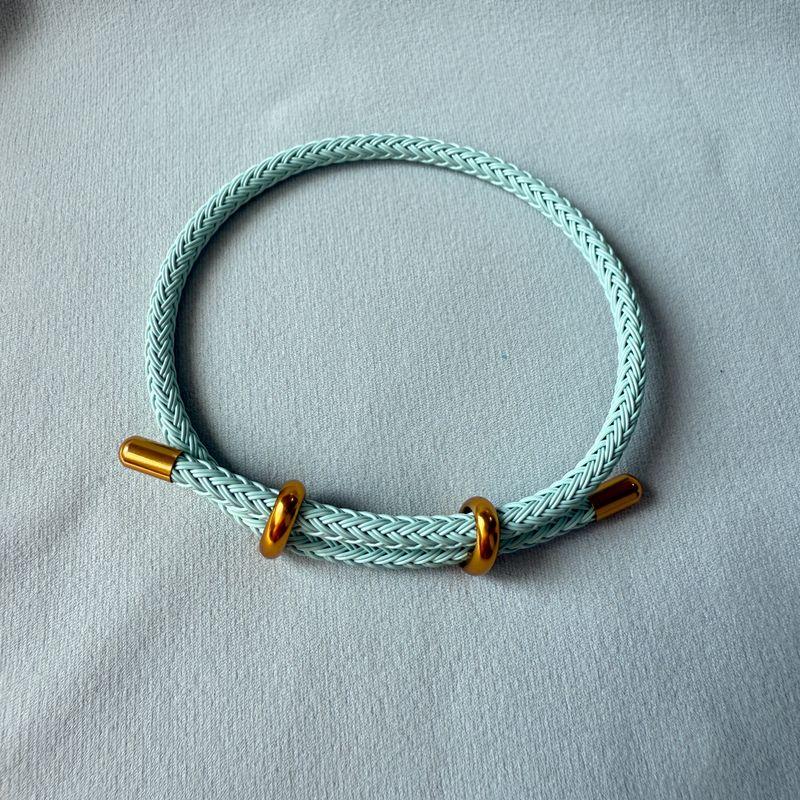 Регулируемый браслет Носимый 3D Твердое Чистое Золото Счастливые Бусины Водонепроницаемый Стальной Трос Ремешок для Ношения DIY Бусины Пара Год Рождения 3мм Mint green wire rope
Регулируемый браслет Носимый 3D Твердое Чистое Золото Счастливые Бусины Водонепроницаемый Стальной Трос Ремешок для Ношения DIY Бусины Пара Год Рождения 3мм Mint green wire rope