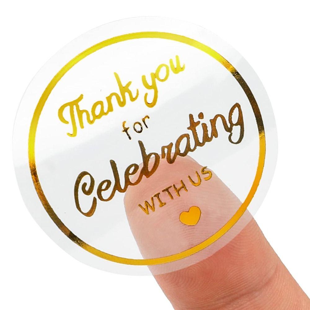 Thank You for Celebrating with us Label Stickers Round Sticker Roll 500Pcs Stickers Party Decor
Thank You for Celebrating with us Label Stickers Round Sticker Roll 500Pcs Stickers Party Decor