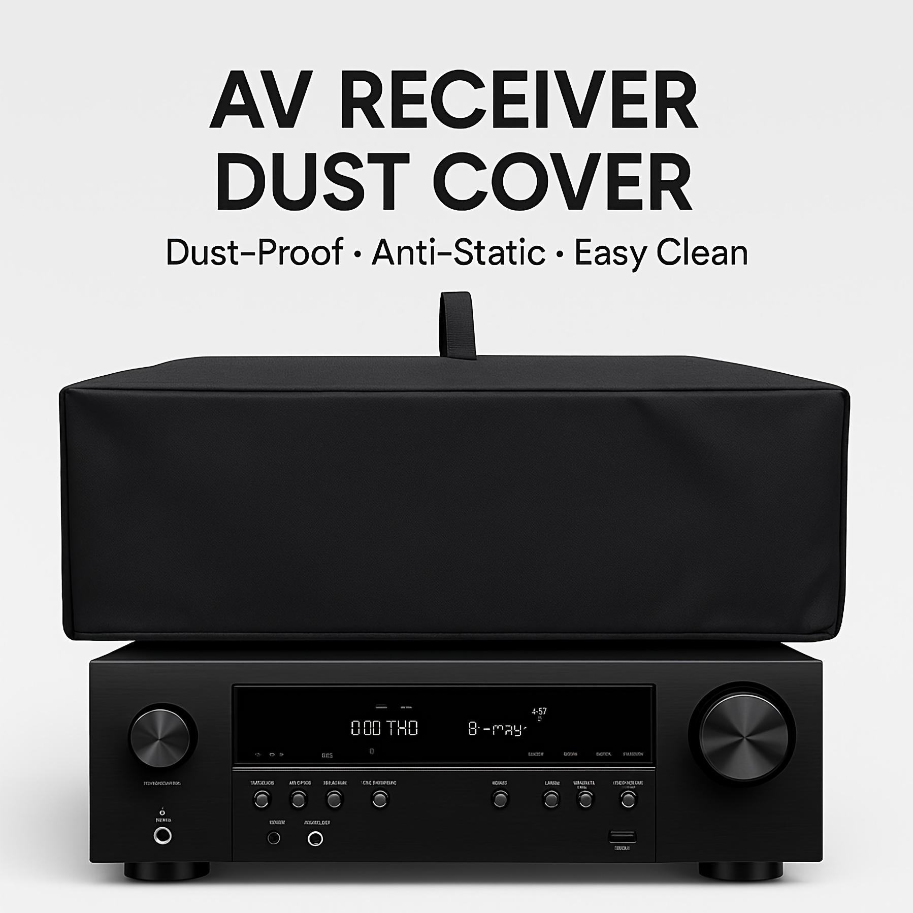 Cost-Effective AV Receiver Dust Cover, Anti-Static Easy-Clean, Compatible with Most Receivers Amplifiers & Stereo Panels 33x46x14cm чорний
Cost-Effective AV Receiver Dust Cover, Anti-Static Easy-Clean, Compatible with Most Receivers Amplifiers & Stereo Panels 33x46x14cm чорний