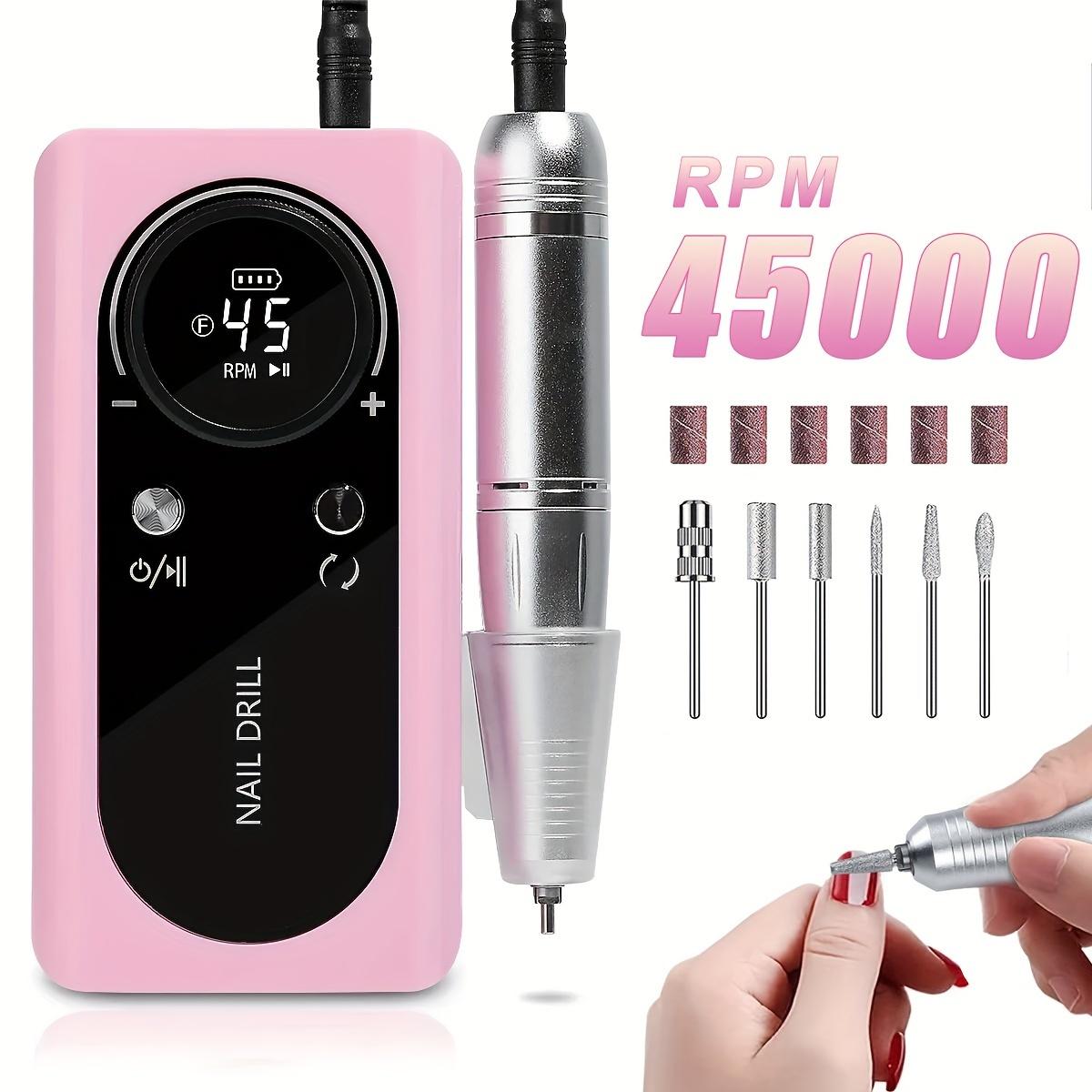 Professional Electric Nail Drill Machine, 45000 RPM Portable Rechargeable Nail File NAIL TOOLS рожевий
Professional Electric Nail Drill Machine, 45000 RPM Portable Rechargeable Nail File NAIL TOOLS рожевий