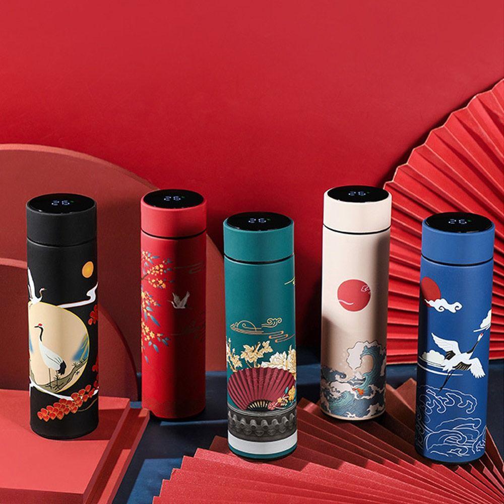 Water Bottle Vacuum Flasks Premium Travel Mug Intelligent Temperature Display Chinese Style Cup червоний
Water Bottle Vacuum Flasks Premium Travel Mug Intelligent Temperature Display Chinese Style Cup червоний