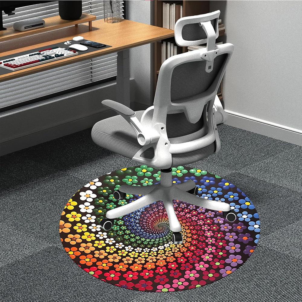 1pc Colorful Dot Mandala Chair Carpet for Office, Soft Comfortable Mat For Office, Living Room, Bedroom, Machine Washable Carpet yy251112068 80cm by 80cm
1pc Colorful Dot Mandala Chair Carpet for Office, Soft Comfortable Mat For Office, Living Room, Bedroom, Machine Washable Carpet yy251112068 80cm by 80cm