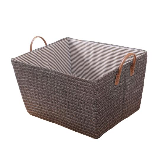 Storage Basket Moisture-Proof Foldable Storage Basket with Dual Handles Strong Load-Bearing Capacity Storage Bin
Storage Basket Moisture-Proof Foldable Storage Basket with Dual Handles Strong Load-Bearing Capacity Storage Bin