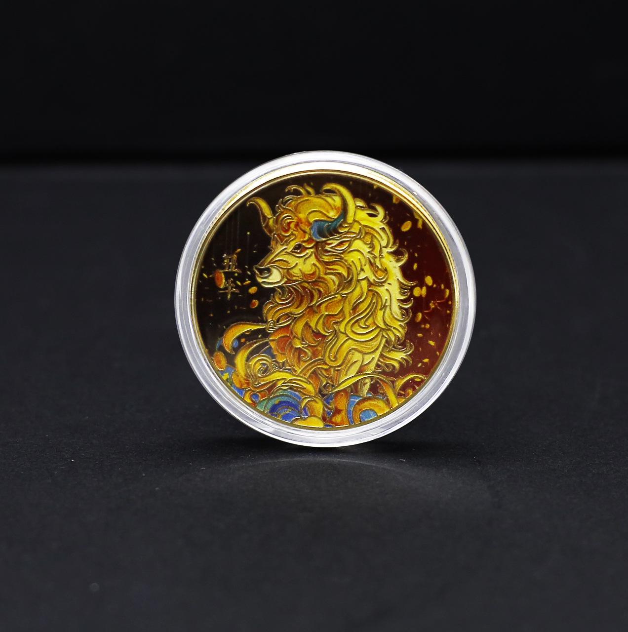 Золотий медальйон із дванадцятьма знаками Зодіаку - Пам ятна монета для продажів та акцій
Золотий медальйон із дванадцятьма знаками Зодіаку - Пам ятна монета для продажів та акцій