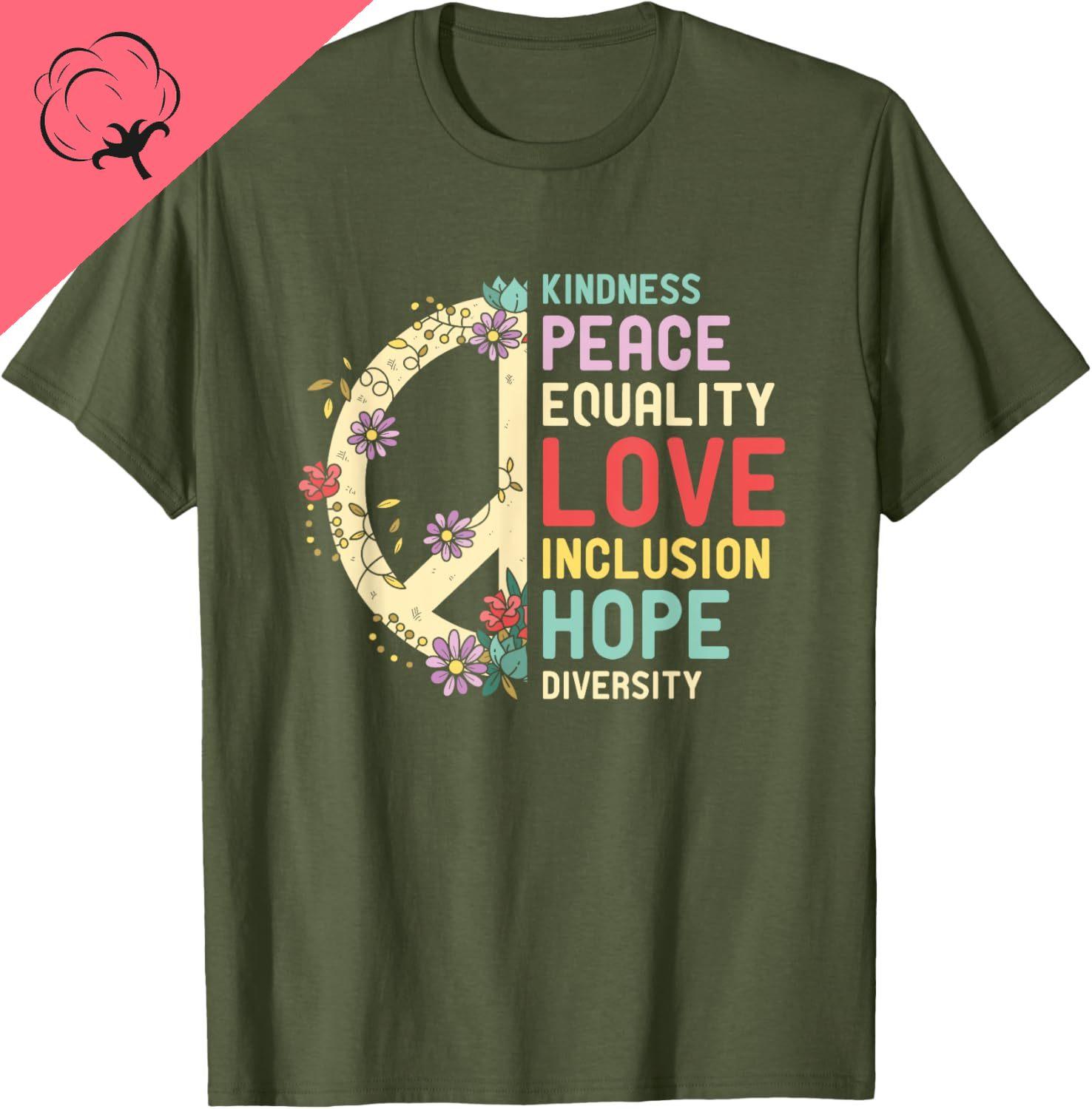 Diversity Equality Love Peace HuUnisex Rights Social Justice TShirt 4XL
Diversity Equality Love Peace HuUnisex Rights Social Justice TShirt 4XL