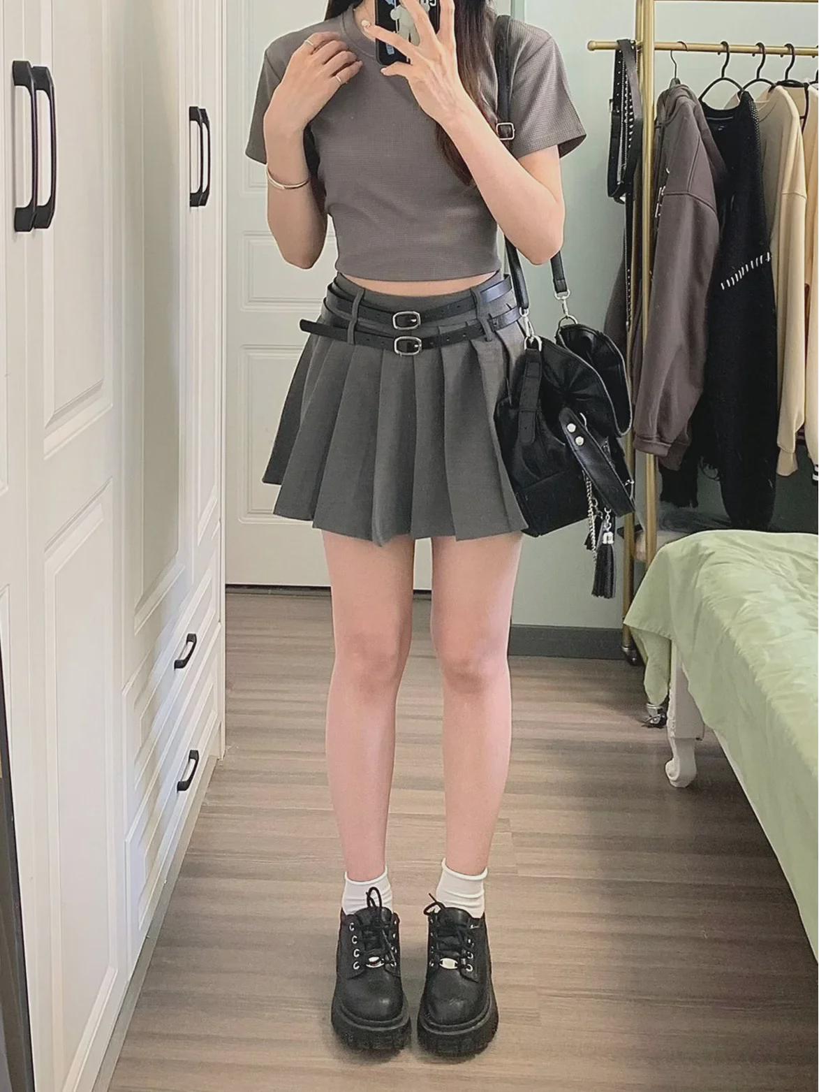 Женская юбка с высокой талией и двойным поясом в складку — размер плюс, летняя, дизайн, закрывающий глаза L
Женская юбка с высокой талией и двойным поясом в складку — размер плюс, летняя, дизайн, закрывающий глаза L