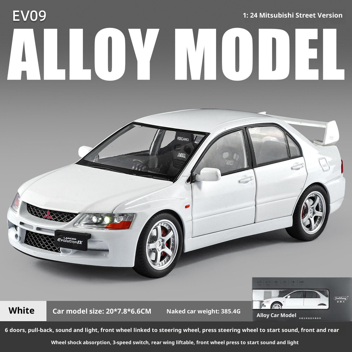 Simulation 1:24 Scale Mitsubishi EV09 Street Version Alloy Car Model Collection Ornament Toy Vehicle Children boy Gift Miniature
Simulation 1:24 Scale Mitsubishi EV09 Street Version Alloy Car Model Collection Ornament Toy Vehicle Children boy Gift Miniature