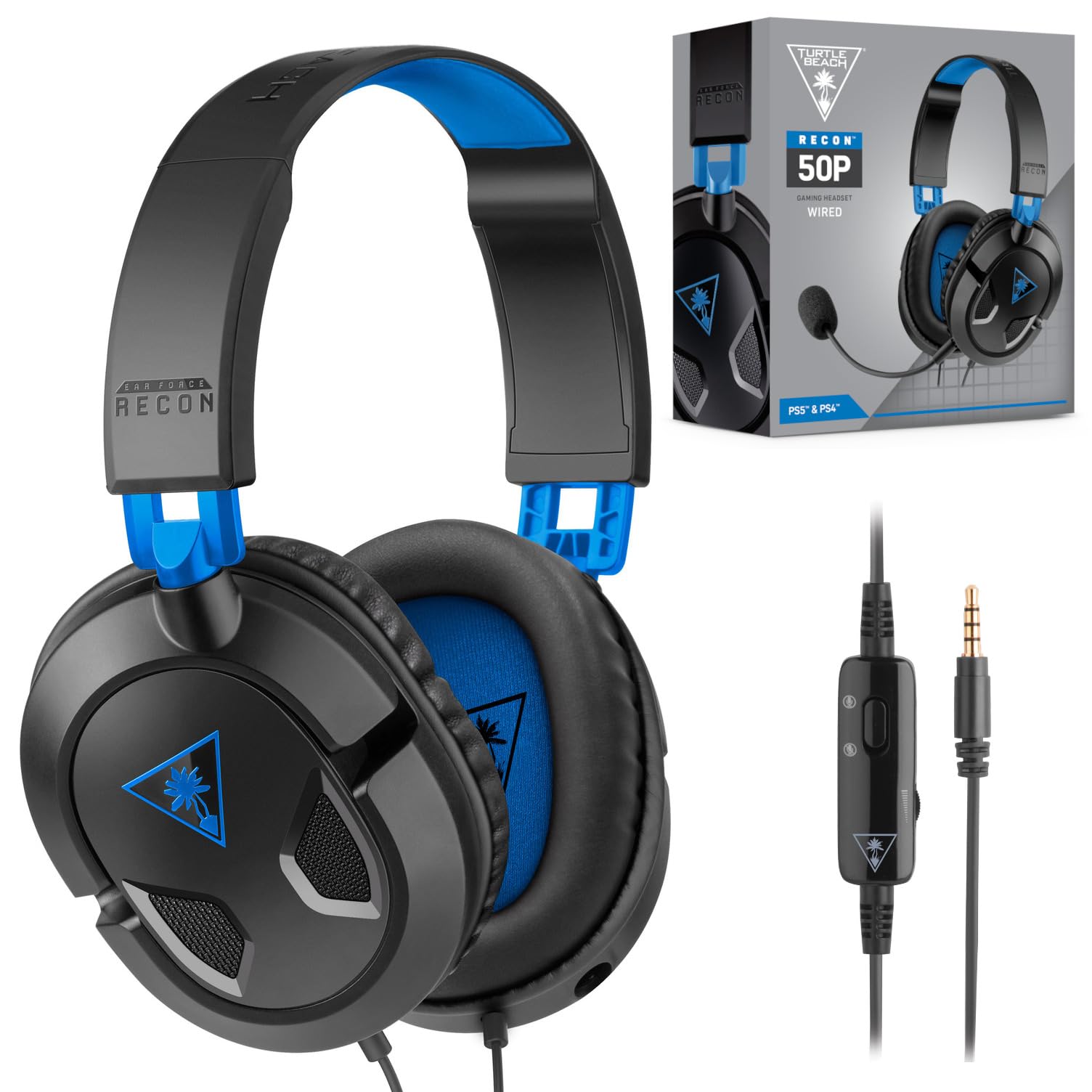 ALGS TURTLE BEACH Gaming Headset Recon 50 Black Blue Ultra Lightweight 210g Microphone Headphones Wired For Gamepad PS5 PS4 Handheld Game Console Xbox
ALGS TURTLE BEACH Gaming Headset Recon 50 Black Blue Ultra Lightweight 210g Microphone Headphones Wired For Gamepad PS5 PS4 Handheld Game Console Xbox