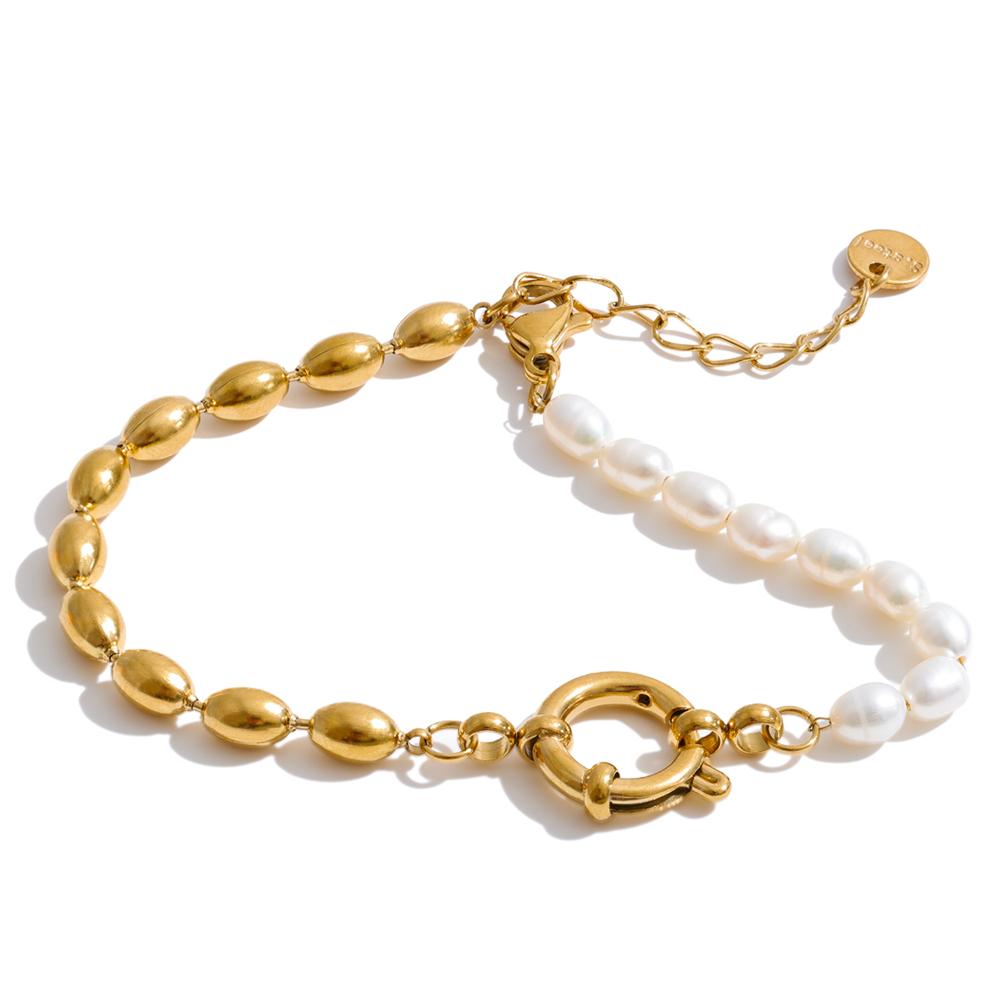 Yhpup Stainless Steel Natural Freshwater Pearl Beads Chain Bracelet Bangle Gift High Quality Handmade Fashion Wrist Jewelry
Yhpup Stainless Steel Natural Freshwater Pearl Beads Chain Bracelet Bangle Gift High Quality Handmade Fashion Wrist Jewelry