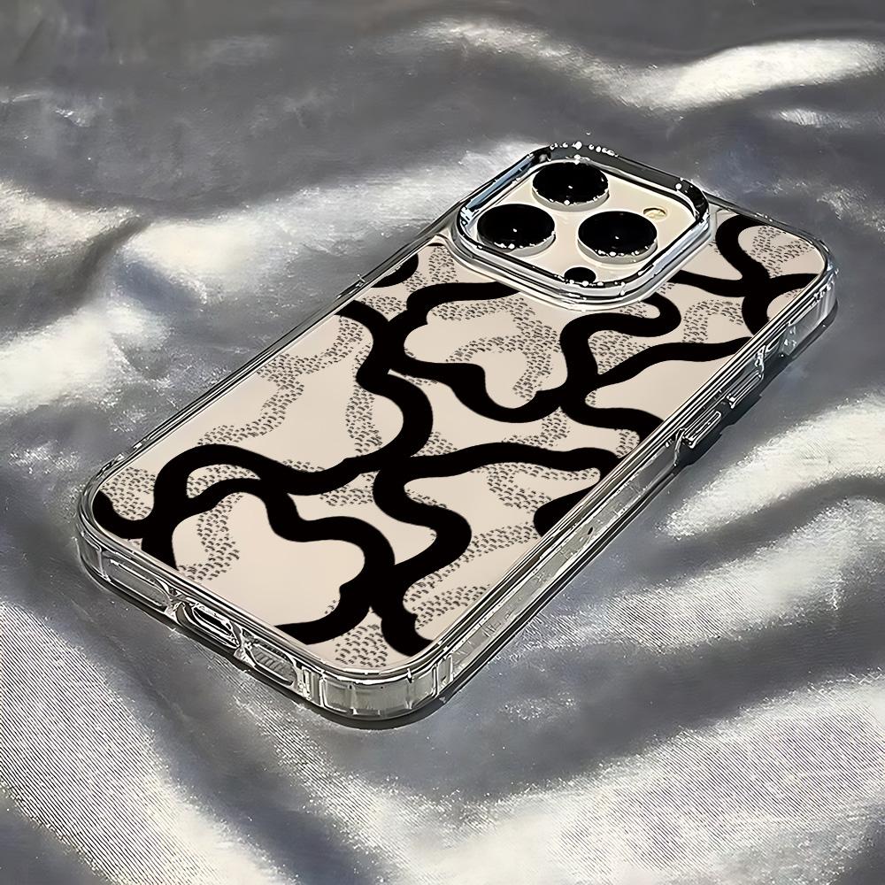 New Luxary Black Line Phone Case For iPhone 17 Air 16 e 15 14 13 12 11 Pro Max Plus SE 2020 2022 Clear Soft Cover iPhone 14 Pro Max
New Luxary Black Line Phone Case For iPhone 17 Air 16 e 15 14 13 12 11 Pro Max Plus SE 2020 2022 Clear Soft Cover iPhone 14 Pro Max