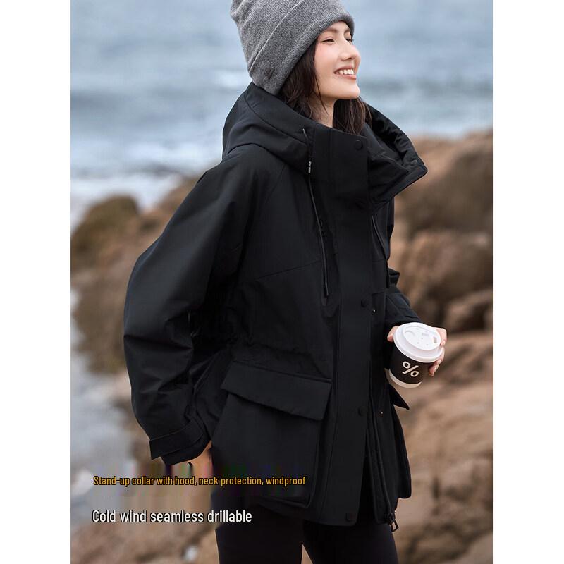 Women s Hooded Drawstring Waist Parka Cotton Jacket XL
Women s Hooded Drawstring Waist Parka Cotton Jacket XL