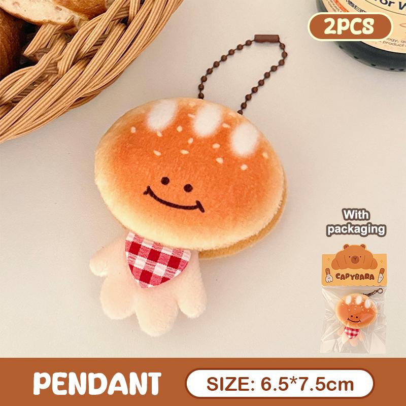 2Pcs Cartoon Food Plush Toy Keychain Set Versatile Girls Backpack Pendant Decorative Dolls for Kids
2Pcs Cartoon Food Plush Toy Keychain Set Versatile Girls Backpack Pendant Decorative Dolls for Kids