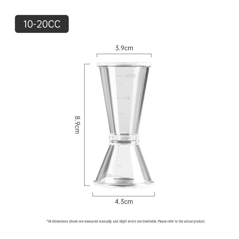 Double-Headed Measuring Jigger: 20-40cc Scale Ounce Cup for Bartending & Milk Tea
Double-Headed Measuring Jigger: 20-40cc Scale Ounce Cup for Bartending & Milk Tea