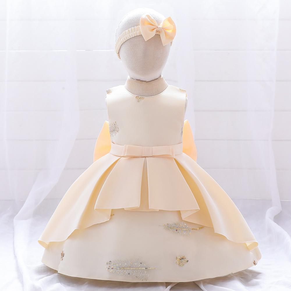 Piano Performance Satin Dress & Bowknot Headband for Girls - Elegant Formal Wear 70 cm
Piano Performance Satin Dress & Bowknot Headband for Girls - Elegant Formal Wear 70 cm