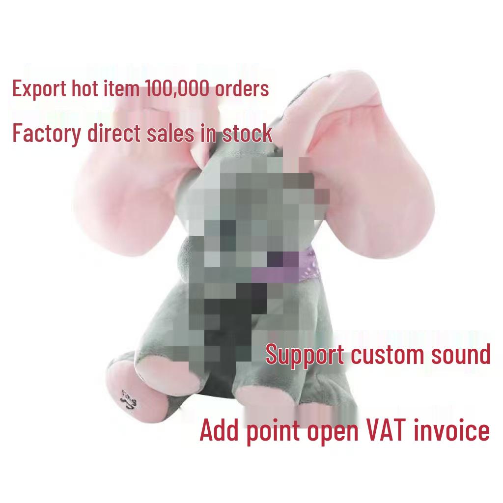 Interactive Peek-a-Boo Singing Electric Elephant Toy with CE Certificate for Parent-Child Play 30cm синій
Interactive Peek-a-Boo Singing Electric Elephant Toy with CE Certificate for Parent-Child Play 30cm синій
